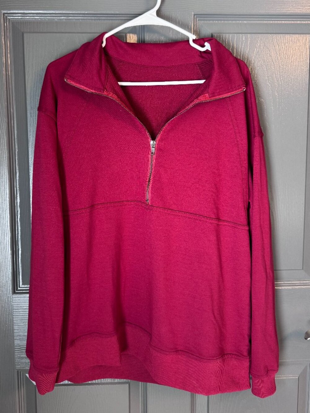 1/2 zip sweatshirt, XL